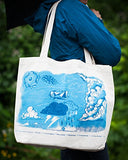 Cognitive Surplus Cloud Meteorology Cartoon Tote Bag (10 Oz Recycled Cotton)
