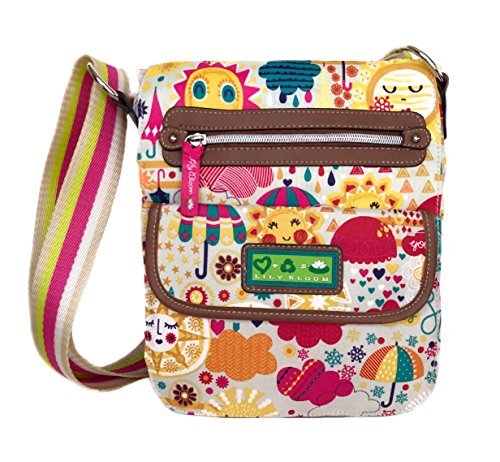 Lily Bloom Crossbody Bag, Eco Friendly, Spring Showers