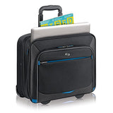Solo Active 16 Inch Rolling Overnighter Case With Padded Laptop Compartment, Black