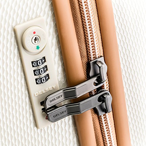 Delsey Luggage Chatelet 24 Inch Spinner Trolley (One size, Cream/Tan)