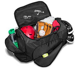 Easton E310D Player Duffle Baseball Bag, Black