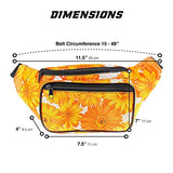 SoJourner Sunflower Floral Fanny Pack - Cute Packs for men, women festivals raves | Waist Bag Fashion Belt Bags