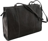 Urban Tote Bag From Latico Leathers, 100 Percent Luxury Leather, Black