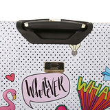 HALINA Nikki Chu Whatever 3 Piece Set Luggage, Multicolor