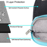 MOSISO Polyester Fabric Sleeve Case Cover Laptop Shoulder Briefcase Bag Compatible 13-13.3 Inch