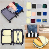Gonex Compression Packing Cubes,3pcs L+M+S Expandable StorageTravel Bags Luggage Organizers(Beige)