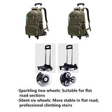 Fanci Waterproof Elementary Trolley Rolling School Backpack Book Bag for Boys Middle High Wheeled
