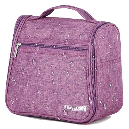 GetUSCart- Barrel Drawstring Makeup Bag Large Cosmetic Bag Toiletry  Organizer for Women (Purple)