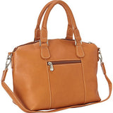 Le Donne Leather Classic Satchel (Black)