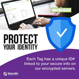 Smart Luggage ID Tags with Lifetime Global Recovery Service (Pink - 2 Pack)