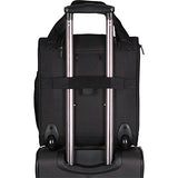 Kenneth Cole Reaction 1200D Polyester 2-Wheel Underseater / Carry On, Black