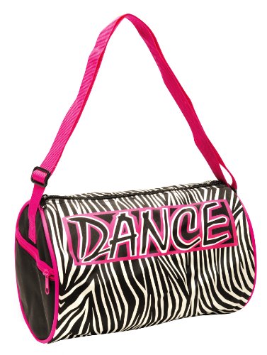 Dansbagz Zebra Dazzle Duffel Bag One Size Black