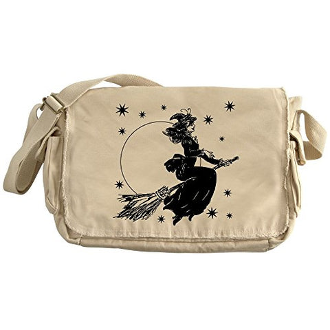 Cafepress - Old Fashioned Witch - Unique Messenger Bag, Canvas Courier Bag