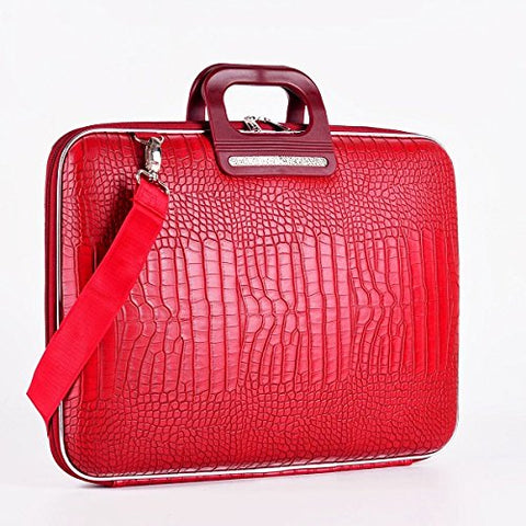 Cocco Bombata Siena Briefcase For 17 Inches - Red