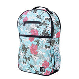 FUL Accra Fashion Laptop Backpack, Teal Floral Print