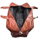 McKleinUSA Avondale, Pebble Grain Calfskin Leather, 22" Leather, Triple Compartment, Carry-All, Travel, Laptop Duffel, Brown (18904)