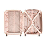 Cosmopolitan Fashion 21"(with Wheels) Flight Legal Hardcase Carry-on Suitcase (Pink)