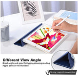 Valkit iPad Pro 12.9 Case 2018, Protective Smart Folio Stand Cases with Apple Pencil Holder, Auto Sleep/Wake, Support Apple Pencil Charging for iPad Pro 12.9 Inch 3rd Gen, Navy Blue