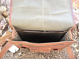 Vintage Craft Genuine 11 Inch Leather Shoulder Messenger Bag Ipad Satchel Bag