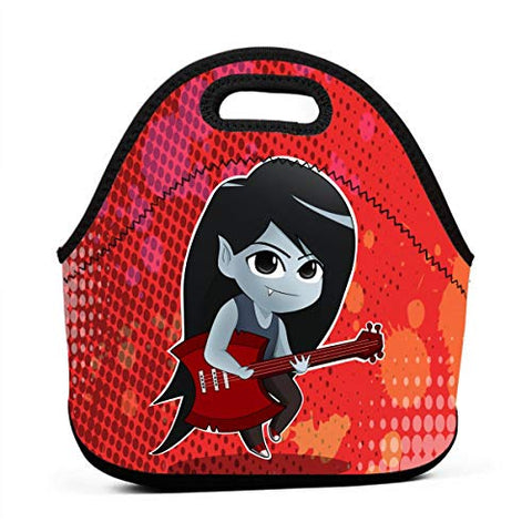 Marce-line The Vam-pire Qu-een Lunch Bag For Kids, Insulated Neoprene Lunch Tote With Zipper For School Work Outdoor,QIMING SHIPPING Portable Bento Bag