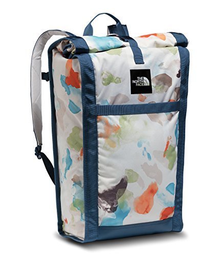 The North Face Homestead Waterproof Roadsoda Pack (Vintage White Sparse Mo Print/Shady Blue)