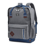 American Tourister Cooper Backpack, Grey/Navy 18"