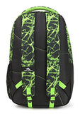High Sierra Wiggie Lunch Kit Backpack, Lime Fire/Black/Lime
