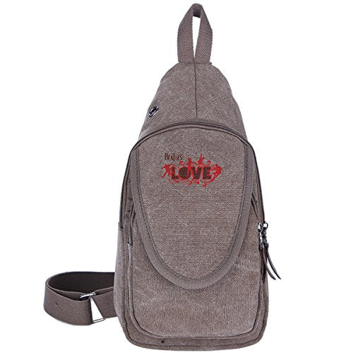 Beatles Love Logo Unisex Sports Backpack Crossbody Sling Shoulder Chest Bags