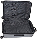 Kenneth Cole Reaction 8 Wheelin Expandable Luggage Spinner Suitcase Medium 25" (Light Silver)