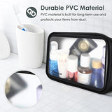 Procase Tsa Approved Travel Toiletry Bag Pouch, Matte Clear Travel Organizer Airport Carry-On