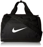 Nike Brasilia Training Duffel Bag, Black/Black/White, X-Small
