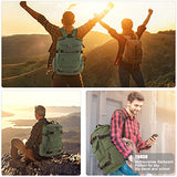 Canvas Backpack for Men, Yousu Man Vintage Travel Duffel Backpacks Large Capacity Rucksack