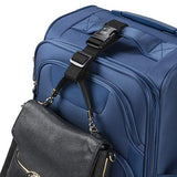 Lewis N. Clark Add-A-Bag Travel Luggage Strap, Black, One Size