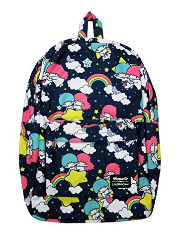Loungefly x Sanrio Twin Stars Allover-Print Nylon Backpack (Multicolored, One Size)