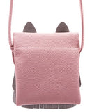 ZGMYC Cat Tassel Shoulder Bag Small Coin Purse Crossbody Satchel for Kids Girls, Pink (5.1'' x 5.9'')