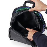 Glitter Magic Reversible Sequin School Backpack,Sparkly Lightweight Back Pack Shoulder Casual