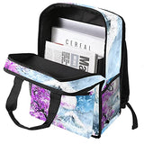 LORVIES Japanese Sakura Mountain School Bag for Student Bookbag Teens Travel Backpack Casual Daypack Travel Hiking Camping