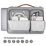 tomtoc Laptop Shoulder Bag for 13.3" Old MacBook Air | 13" MacBook Pro Retina 2012-2015 | Surface Laptop 1 & 2 | Surface Book, Original 360° Protection Case with CornerArmor & Accessory Pockets