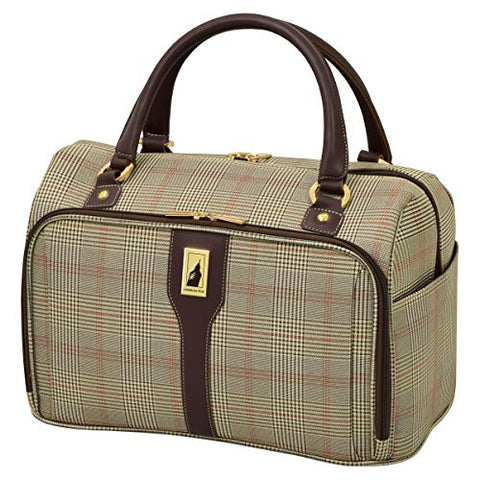 London Fog Knightsbridge 17" Cabin Bag, Brown Glen Plaid