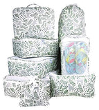 8 Set Travel organizers Packing Сubes Luggage Accessories Сlothes Shoes Bag (Cat garden)