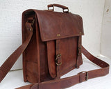 Vintage Crafts Genuine Men'S Leather Messenger Laptop Briefcase Satchel Mens Bag