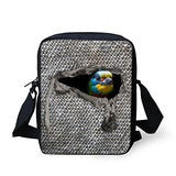 Doginthehole 3D Animal Cross Body Bag For Women Coin Pouch Single-Shoulder Bag