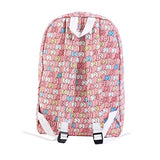 Damara Elephants Print Pink Backpack
