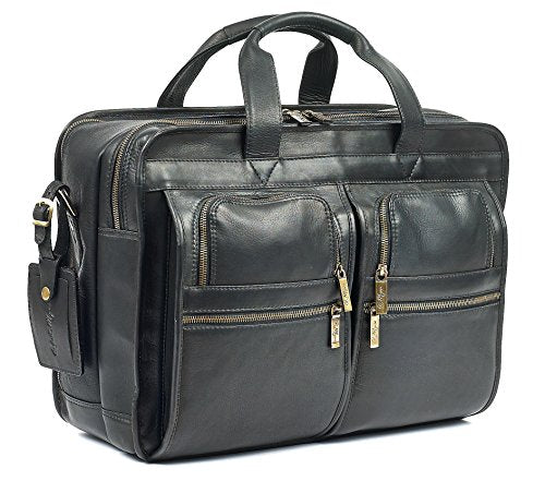 Robert Myers Classic Executive Briefcase Black