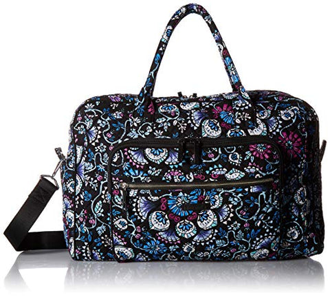 Vera Bradley womens Iconic Weekender Travel Bag, Signature Cotton, Bramble, One Size