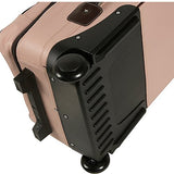 Piel Leather 22 Inch Wheeled Traveler, Saddle, One Size