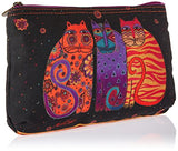 Laurel Burch Cosmetic Bag, Feline Friends, Set Of 3