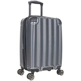 Kenneth Cole Reaction Wave Rush 20" Lightweight Hardside PET 8-Wheel Spinner Expandable Checked