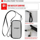 Bigcardesigns Passport Holder Travel Wallet Wrist & Shoulder Strap Dogs Print