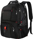 Large Laptop Backpack, TSA Friendly Durable Computer Backpack with USB Port for Men and Women,